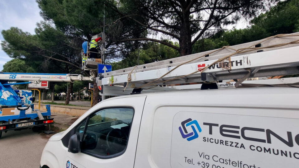 Installazione telecamere per il Comune di Palermo