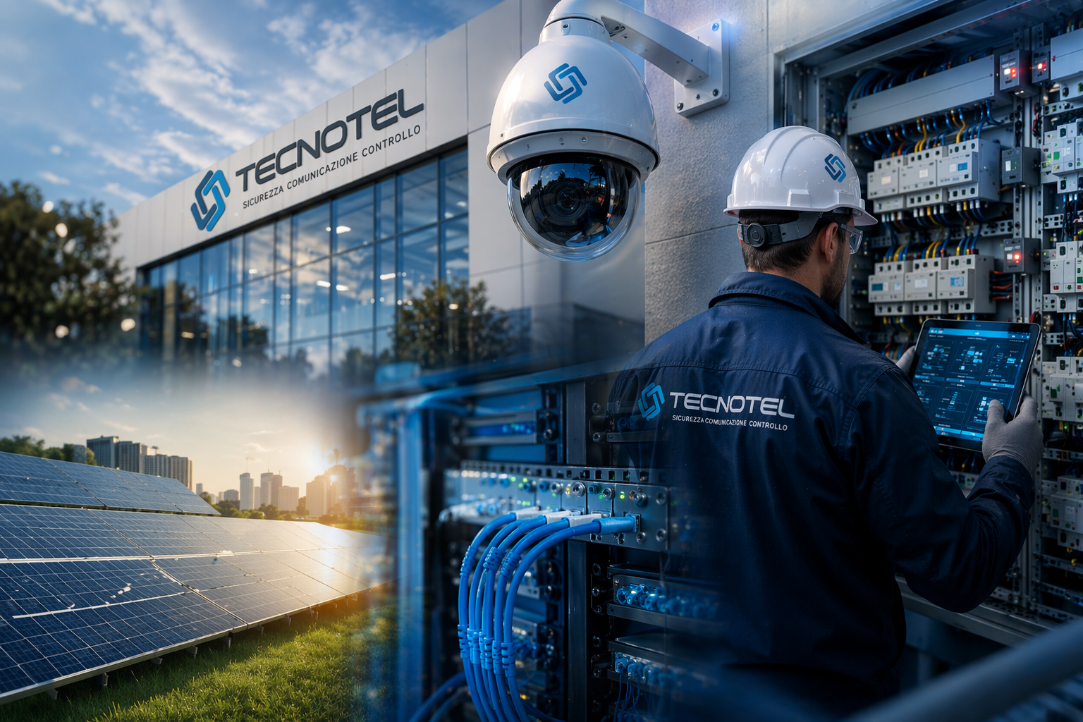 Tecnologia e sicurezza avanzata aziendale