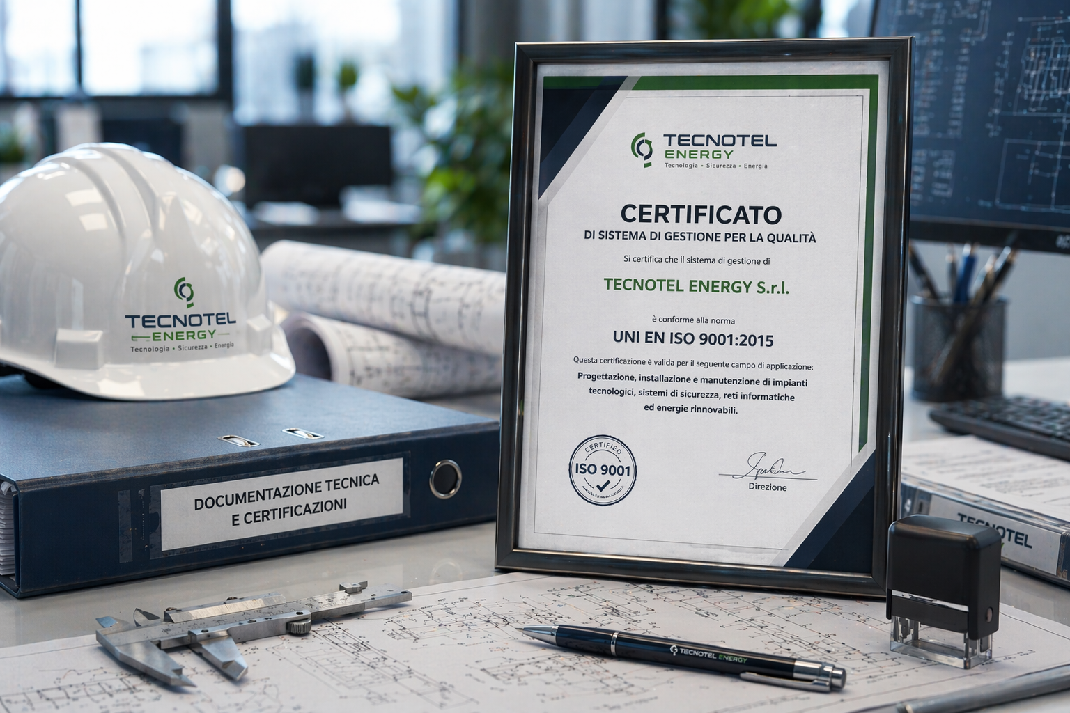 Certificazioni e qualit&agrave; per impianti di sicurezza e telecomunicazioni